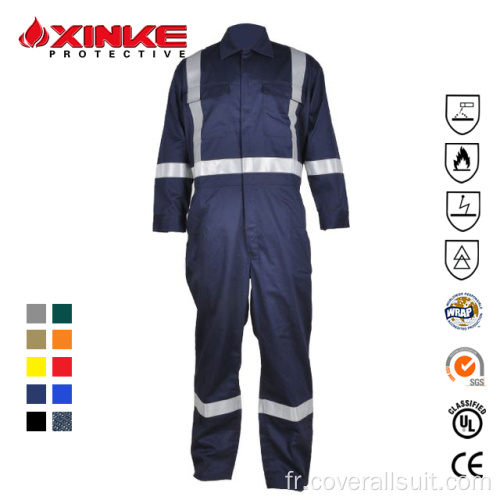 Combinaisons de vêtements de sécurité réfléchissantes pour vêtements de travail industriels FR